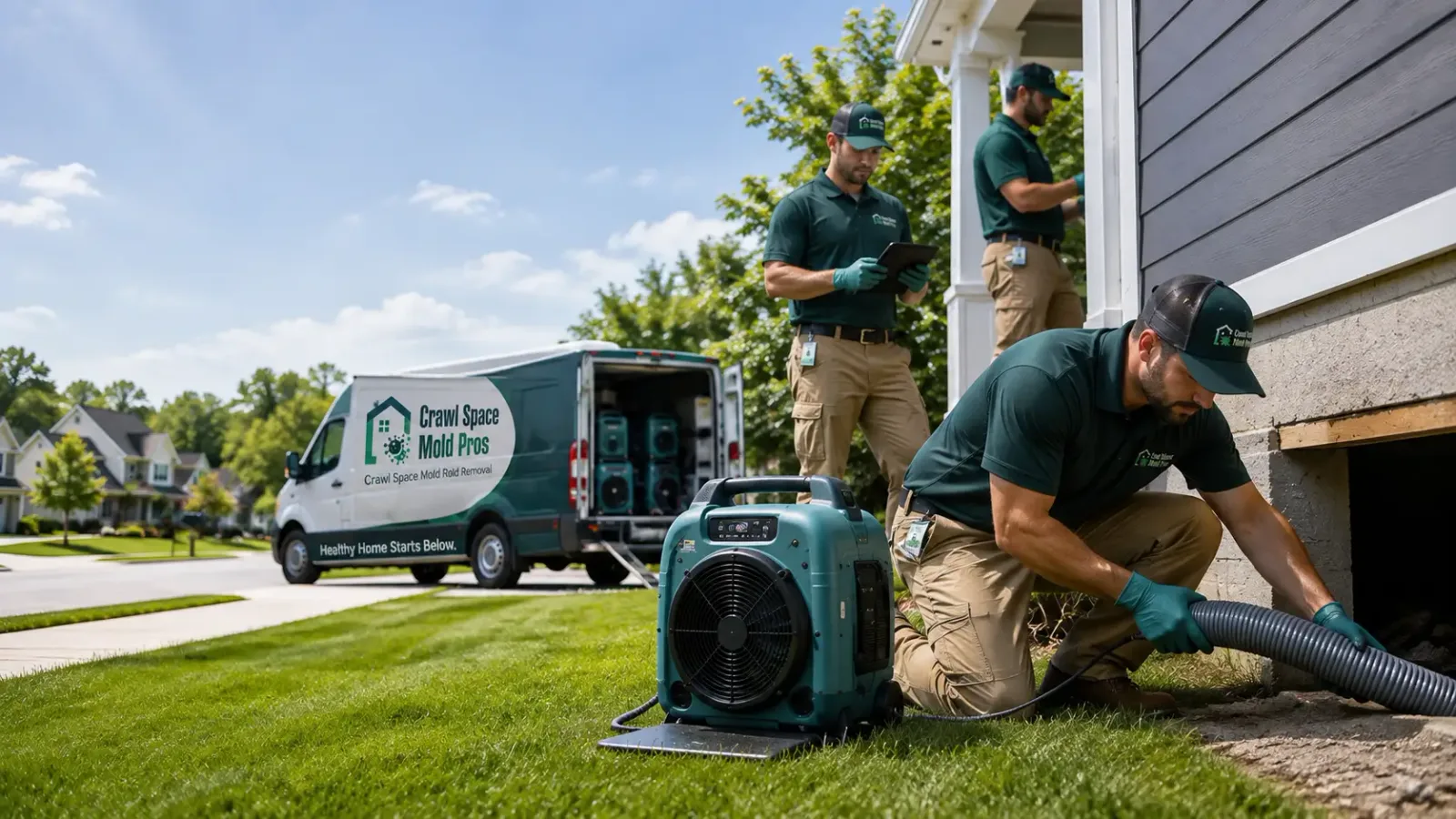 Crawl Space Mold Removal in Mount Hope, KS